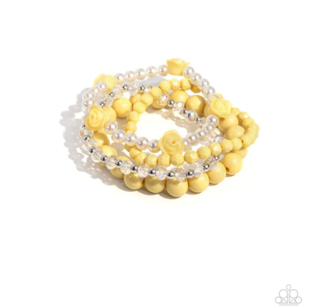 Rosy Retrospection- Yellow Bracelet