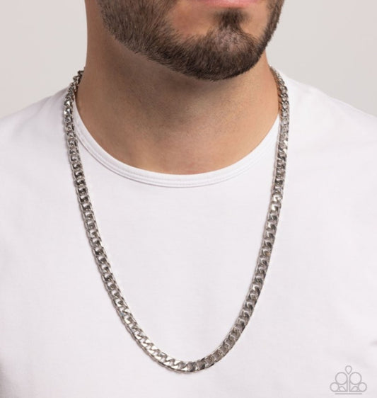 The Game Chain- ger Urban Necklace- Silver