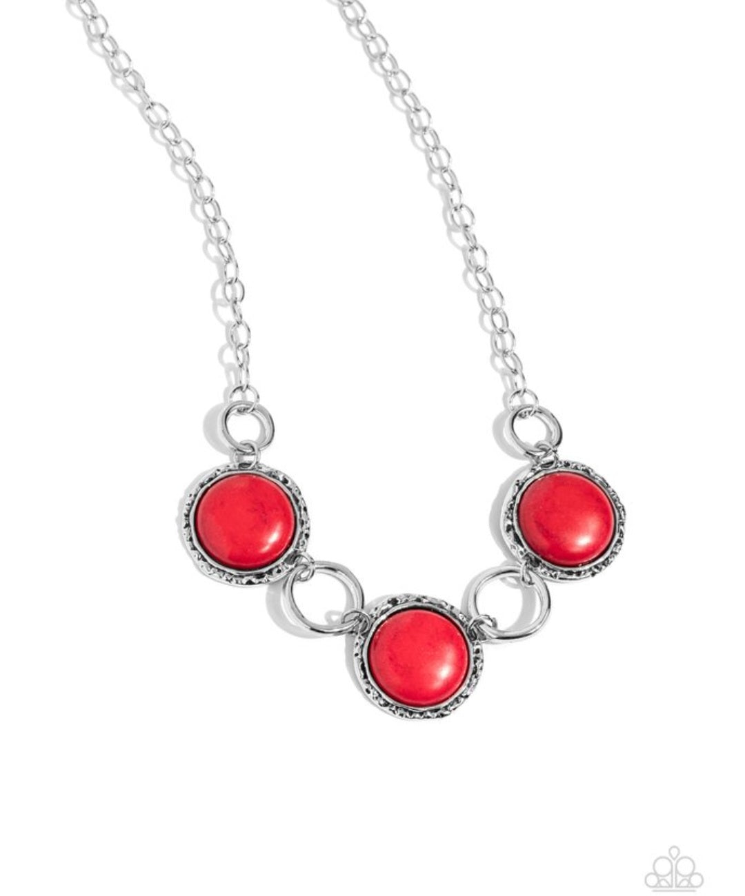 Sahara Scope-Red Necklace