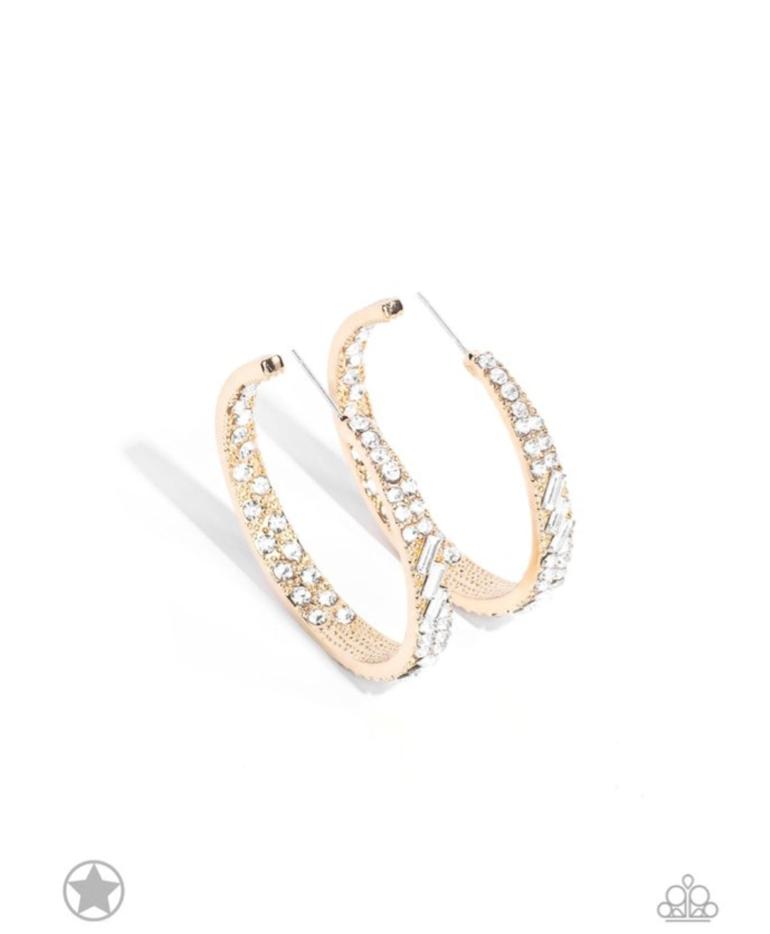 Glitzy by Association- Gold Earrings