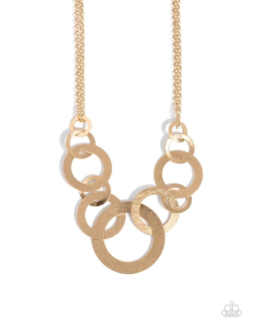 Uptown Links- Gold Necklace