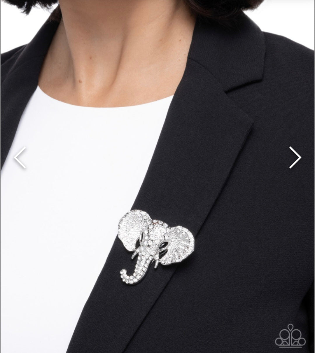 Elephant Empathy- Silver Brooche
