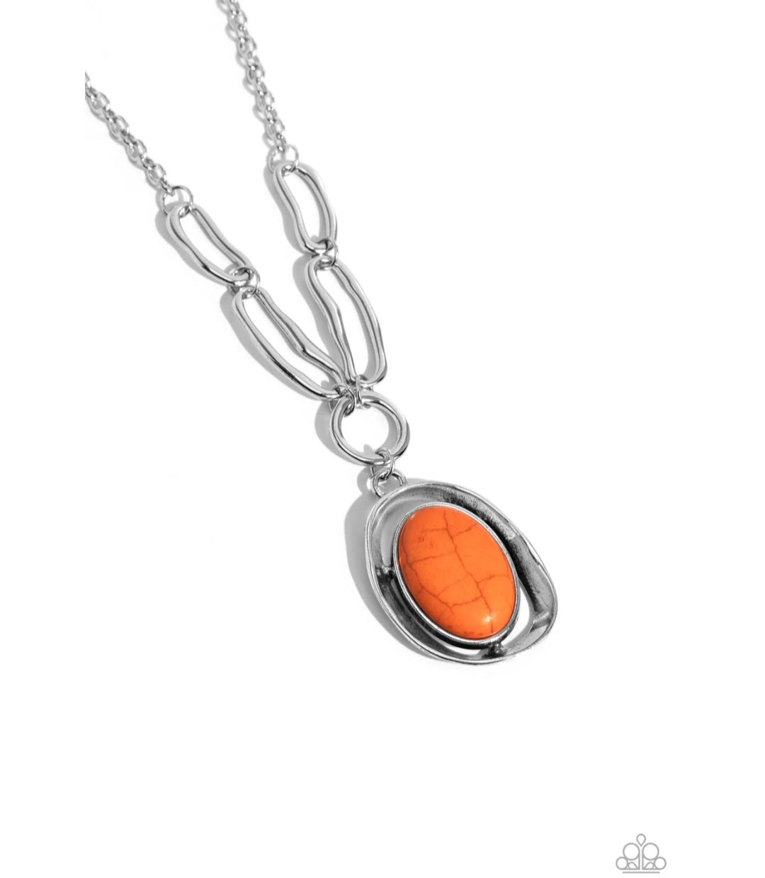 Sandstone Stroll- Orange Necklace