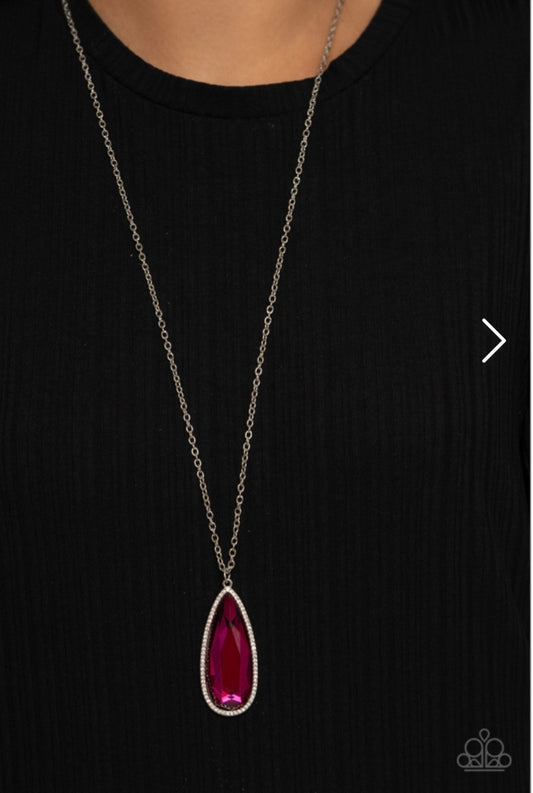 Watch out for Reign - Pink Necklace