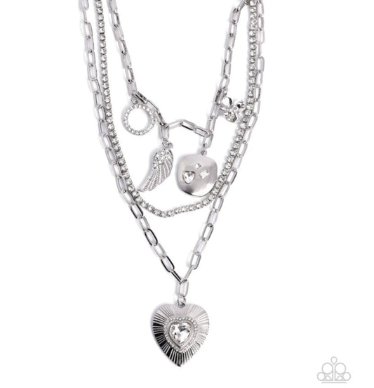 Angelic Ambition- White Necklace