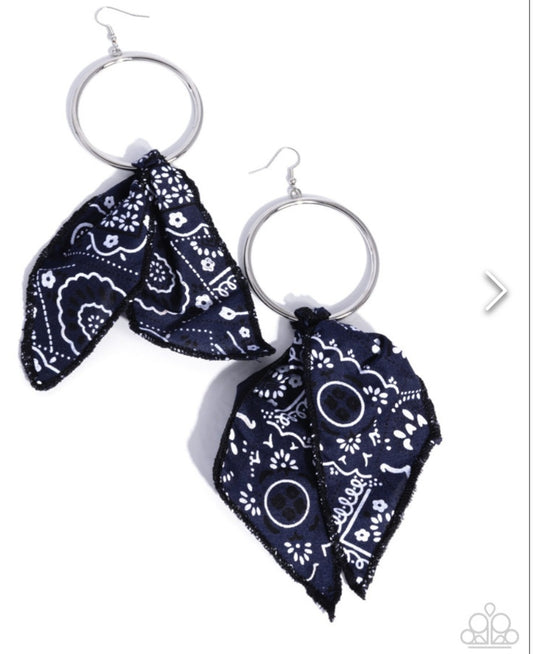 Bandana Belleza- Blue Earrings