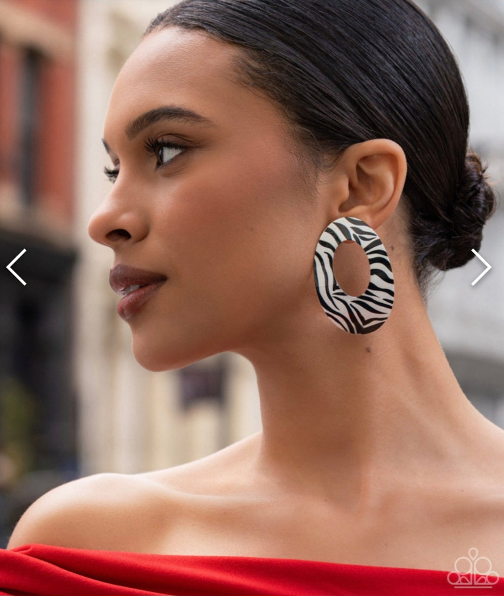 Zebra Style- Earrings