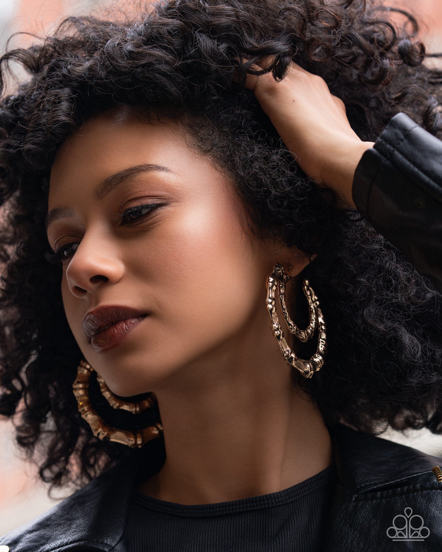 Tabloid Tiers- Gold Earrings
