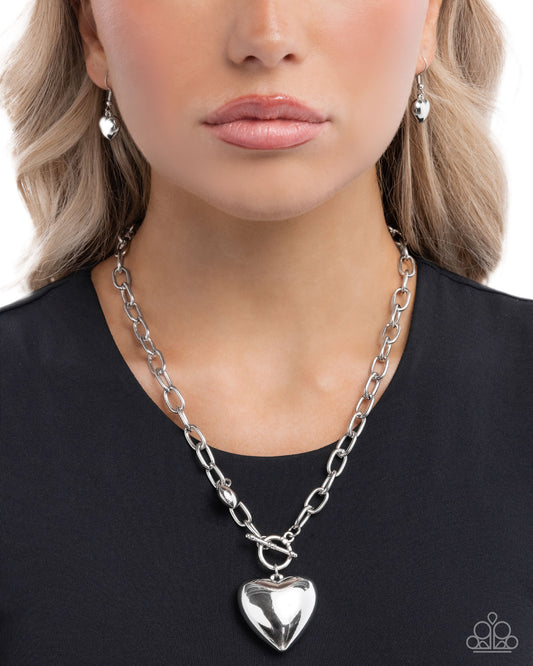 Heartfelt Hangout- Silver Bracelet