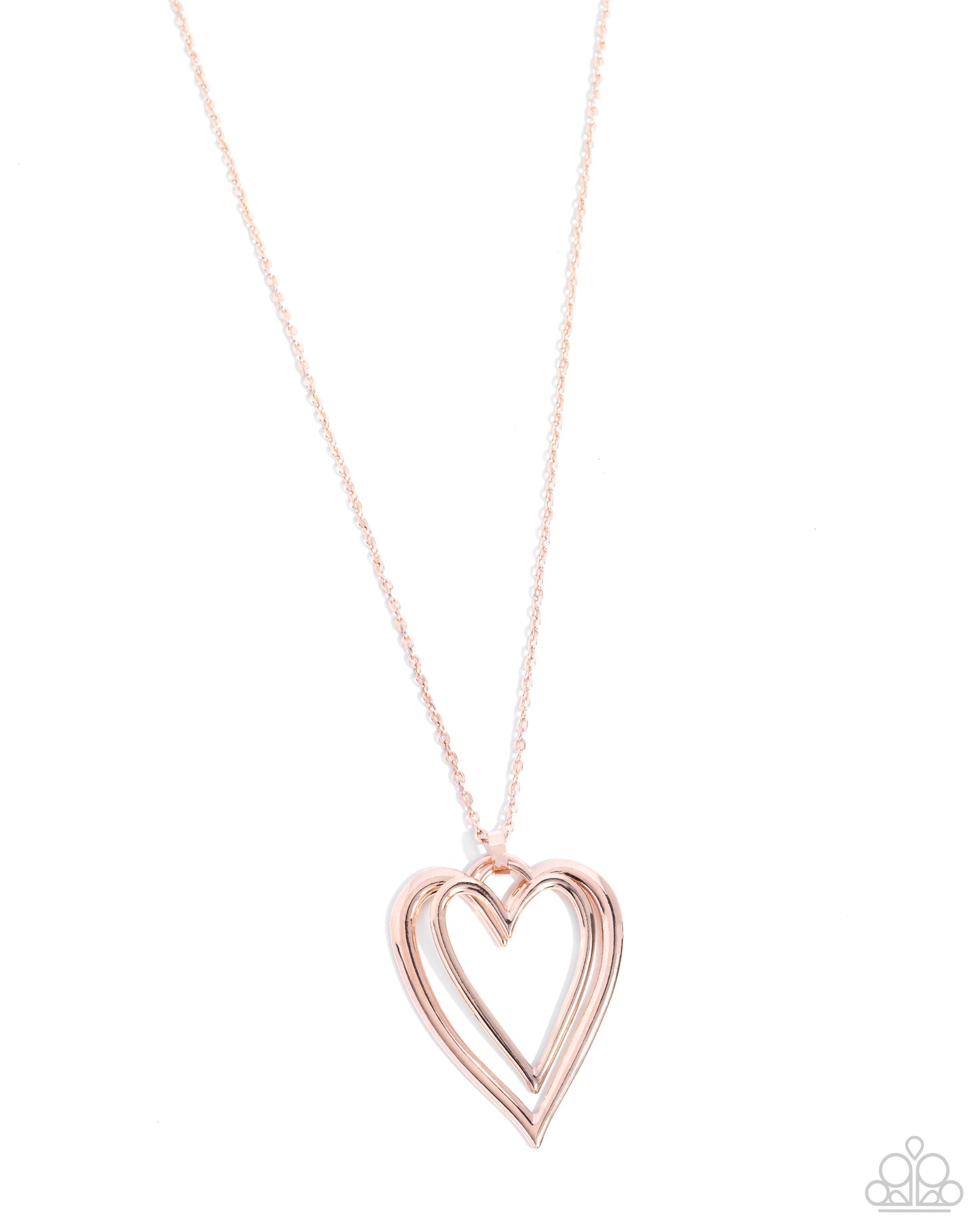 Let's Heart at the Beginning- Rose Gold Necklace