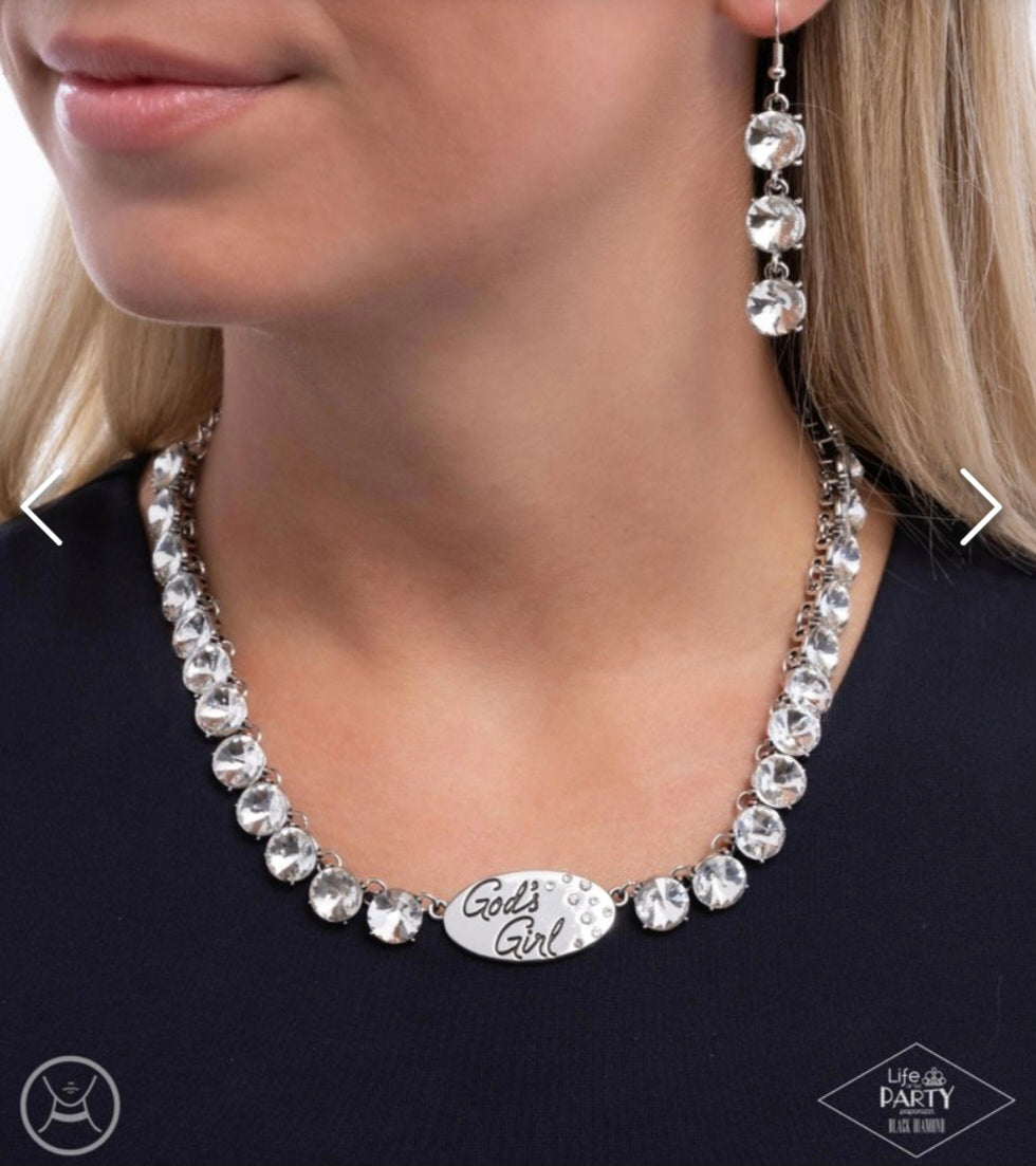 God's Girl - Silver Necklace