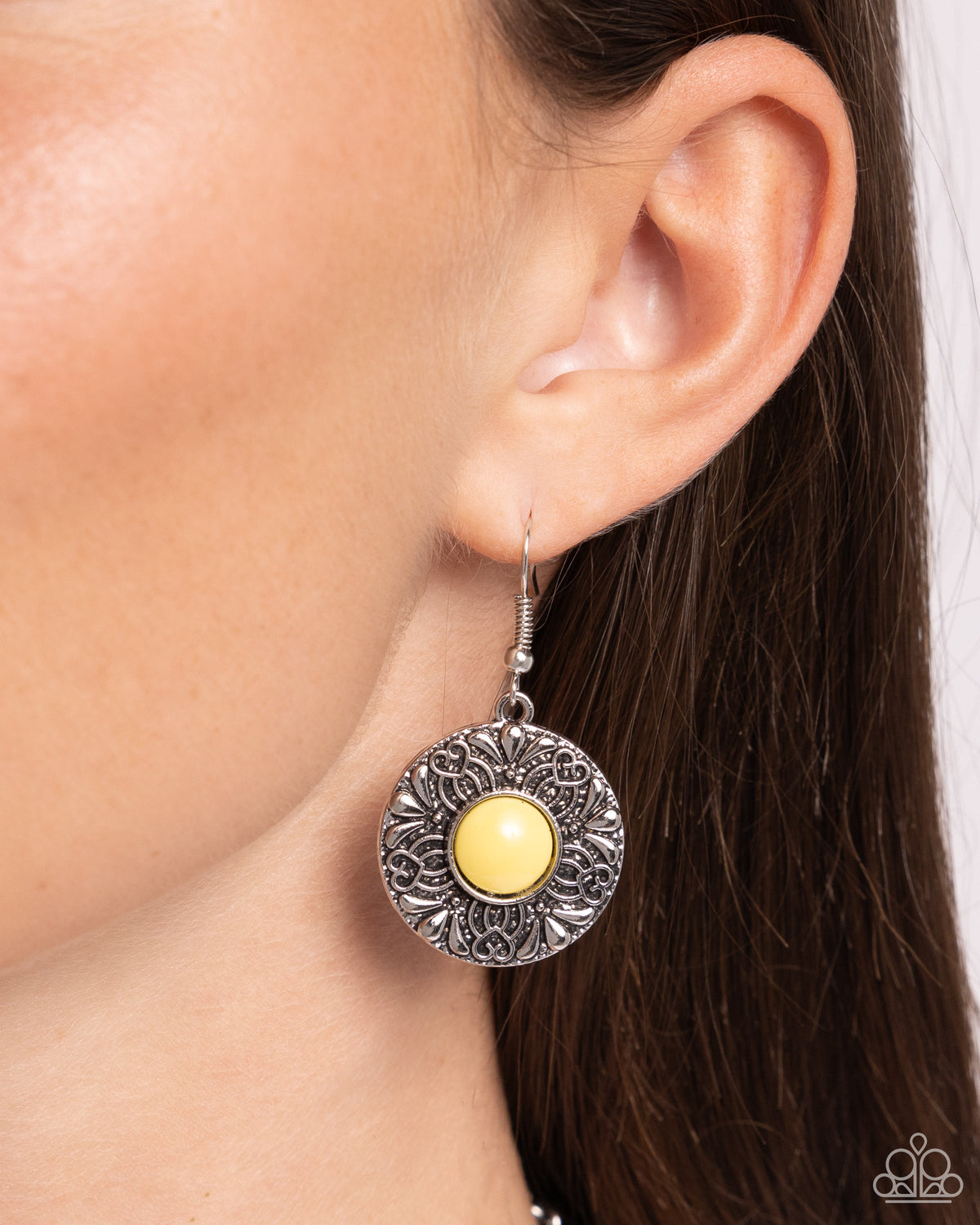 Garden Glade- Yellow Necklace