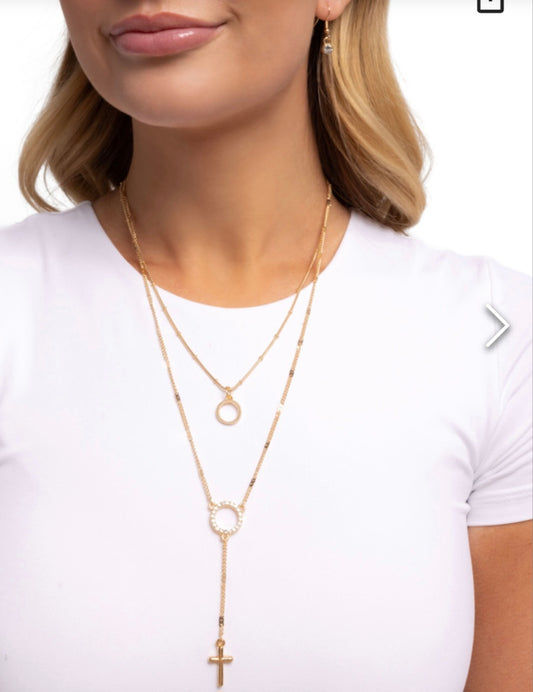 Faithfully Fierce- Gold Necklace