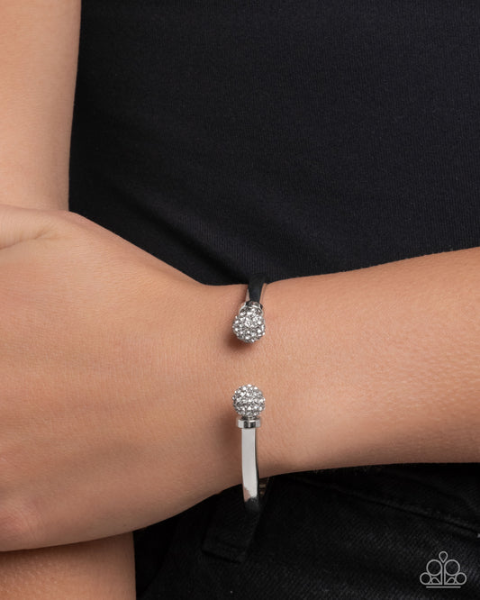Poetic Pizzazz- White Bracelet