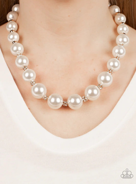 Sail Away with Me- Gold Pearl Necklace