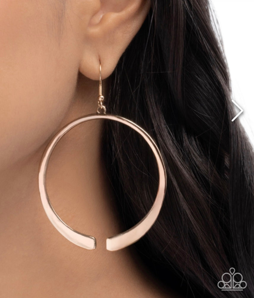 Separated Showcase- Gold Earrings