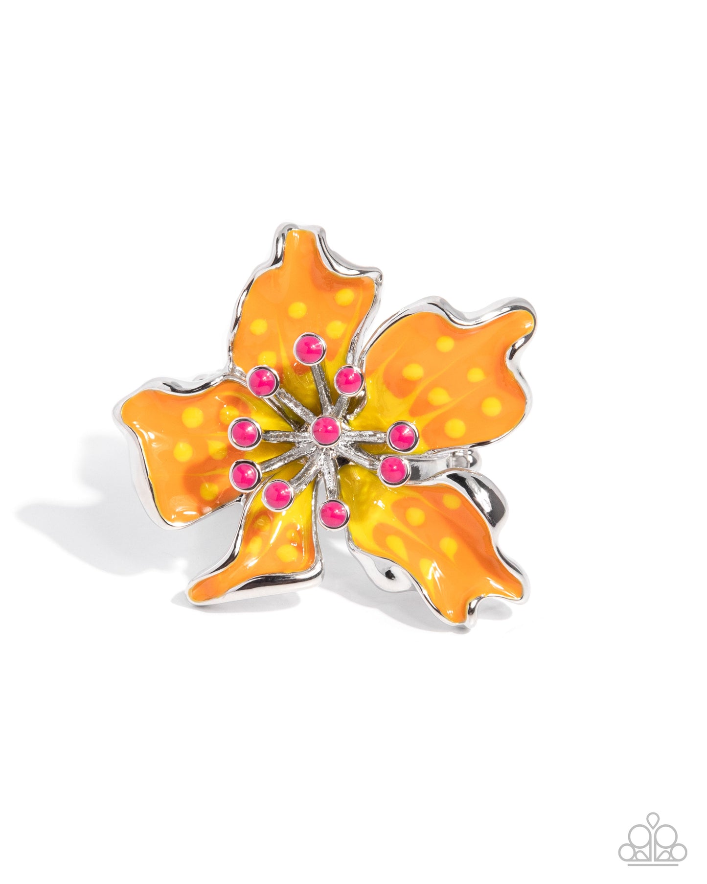 Fast Florals- Orange Ring