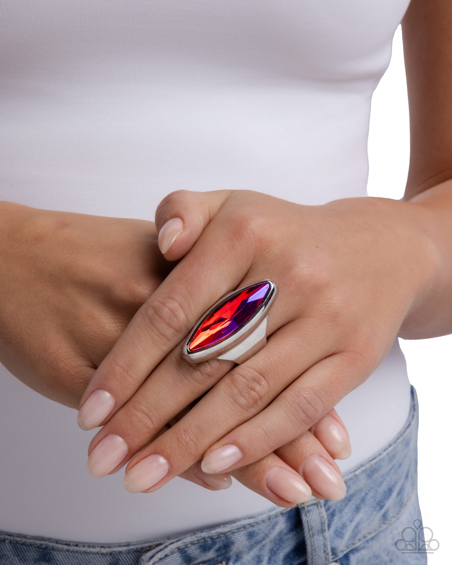 Determinate Dazzle- Pink Ring