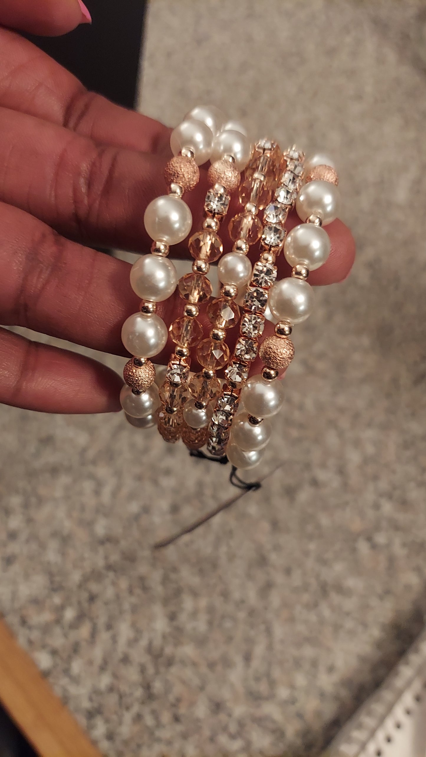 To an Elegant Extent- Rose Gold Coiled Bracelet