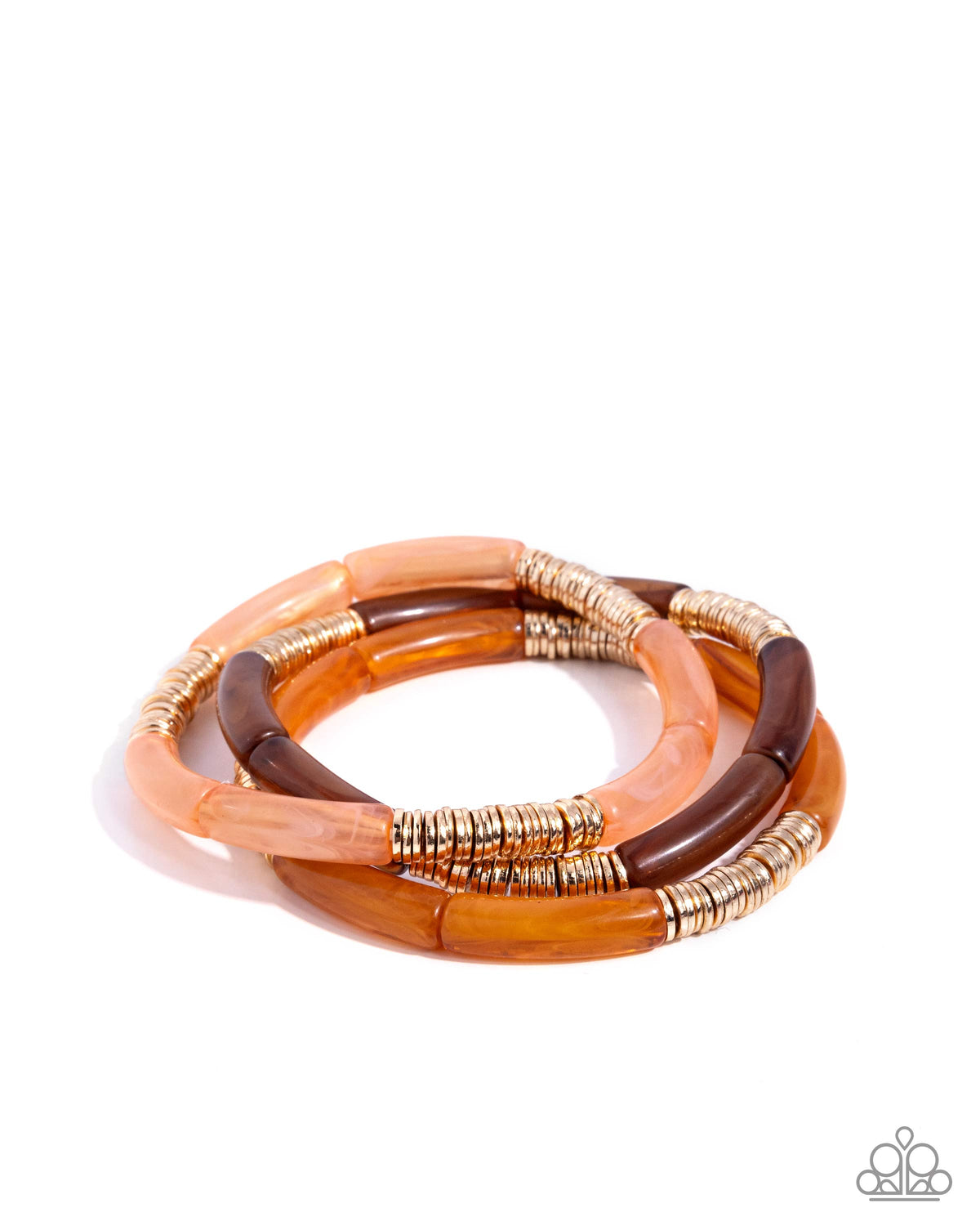 Cheerful Comeback-Orange Bracelet