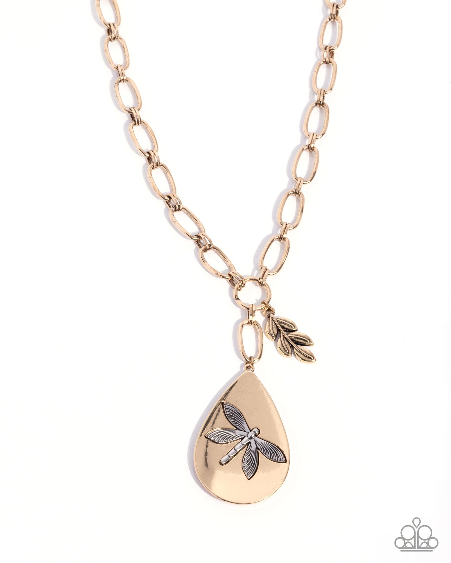 Deluxe Dragonfly-Gold Necklace