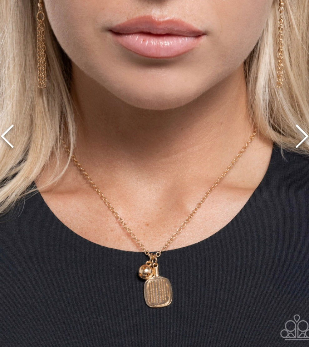 Pickleball Prize- Gold Necklace