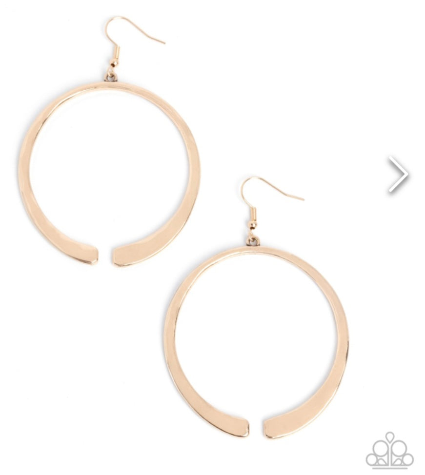 Separated Showcase- Gold Earrings