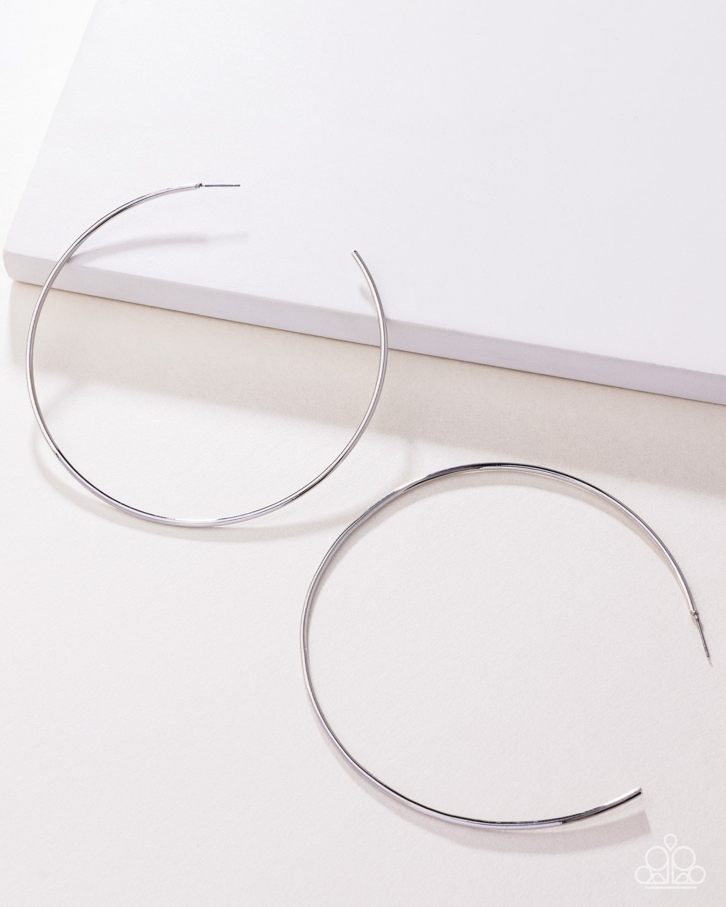 Colossal Culture- Silver Large Hoops Earrings