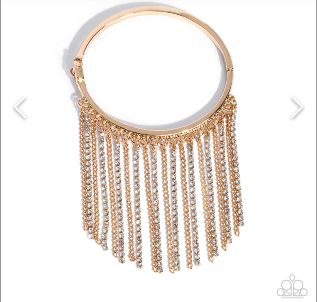 Fatal Fringe- Gold Bracelet