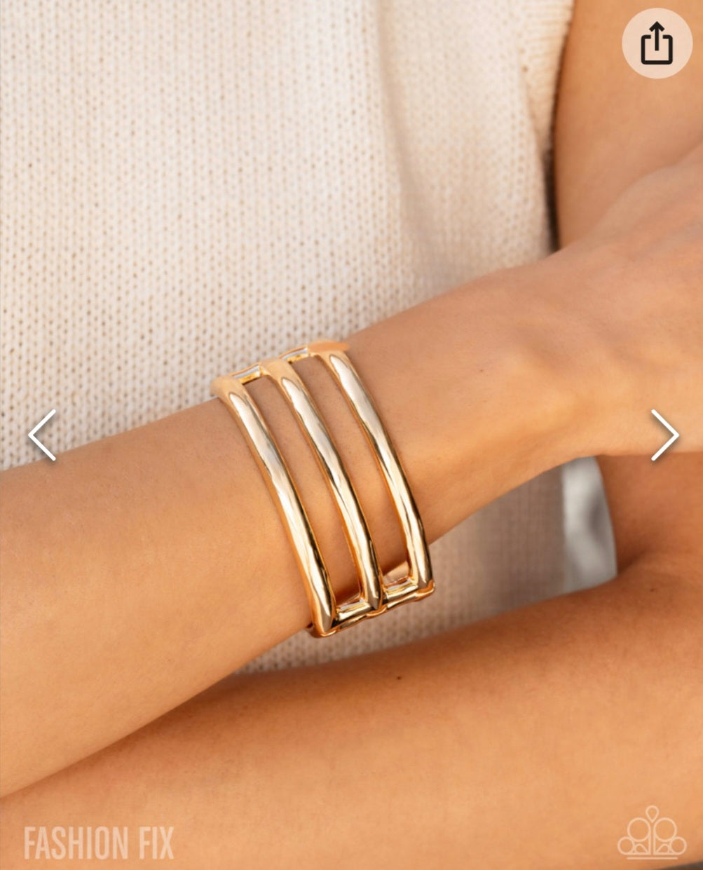 Magnificent Musings- Fashion Fix set- Necklace and Bracelet Gold