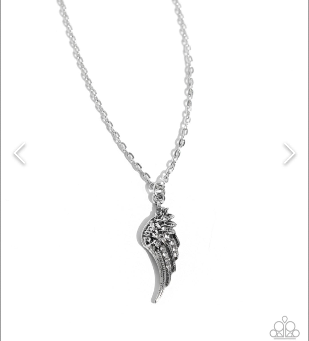 Notorious Nomad- White Angel Necklace