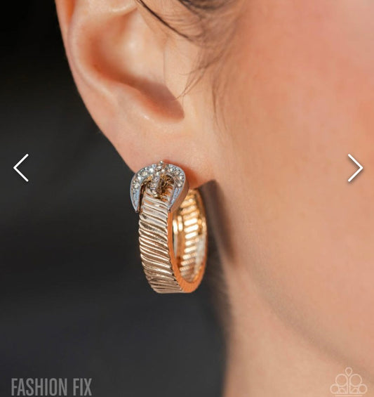 Assured Accent- Gold Earrings