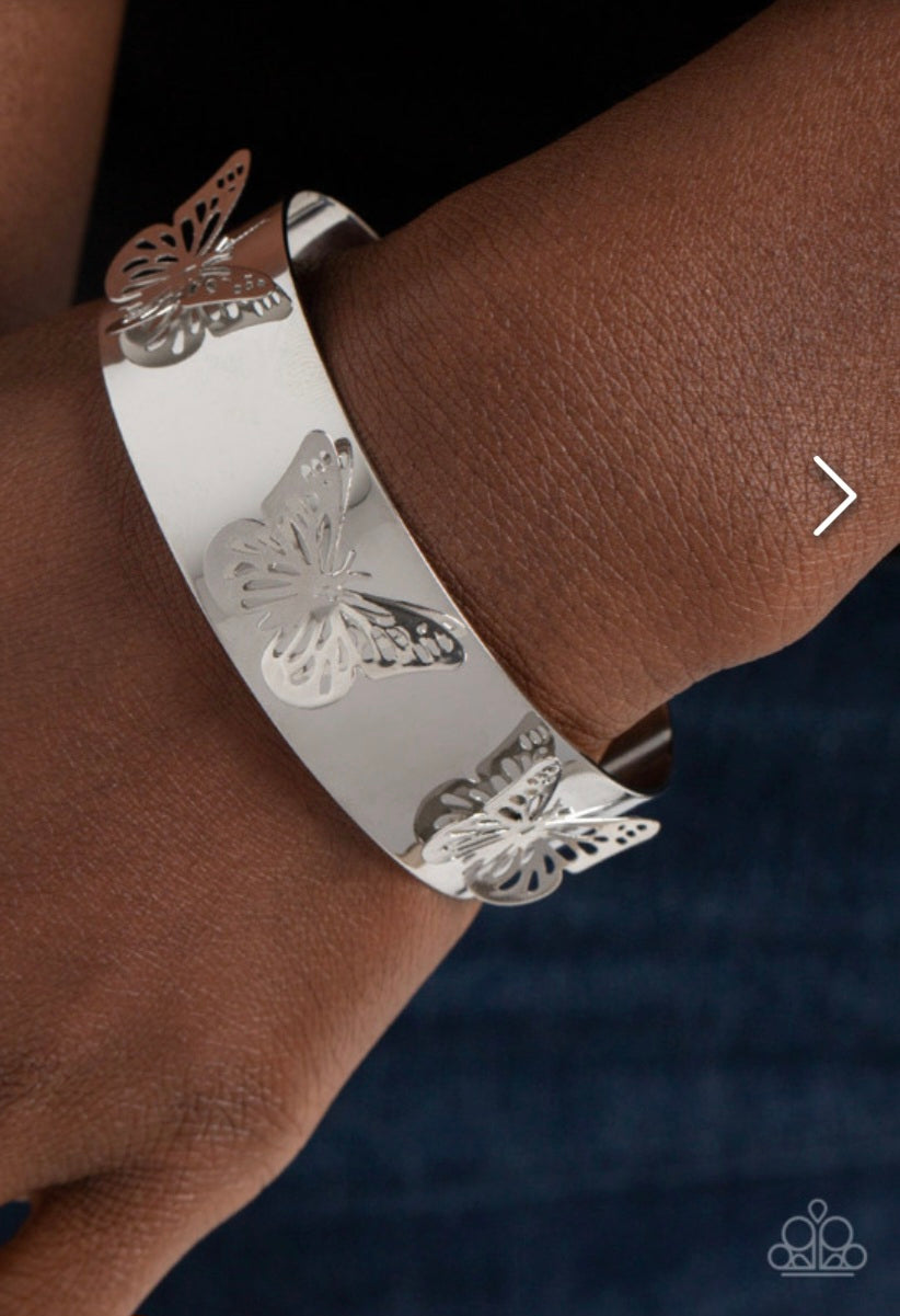 Magical Mariposas- Butterfly Silver Bracelet