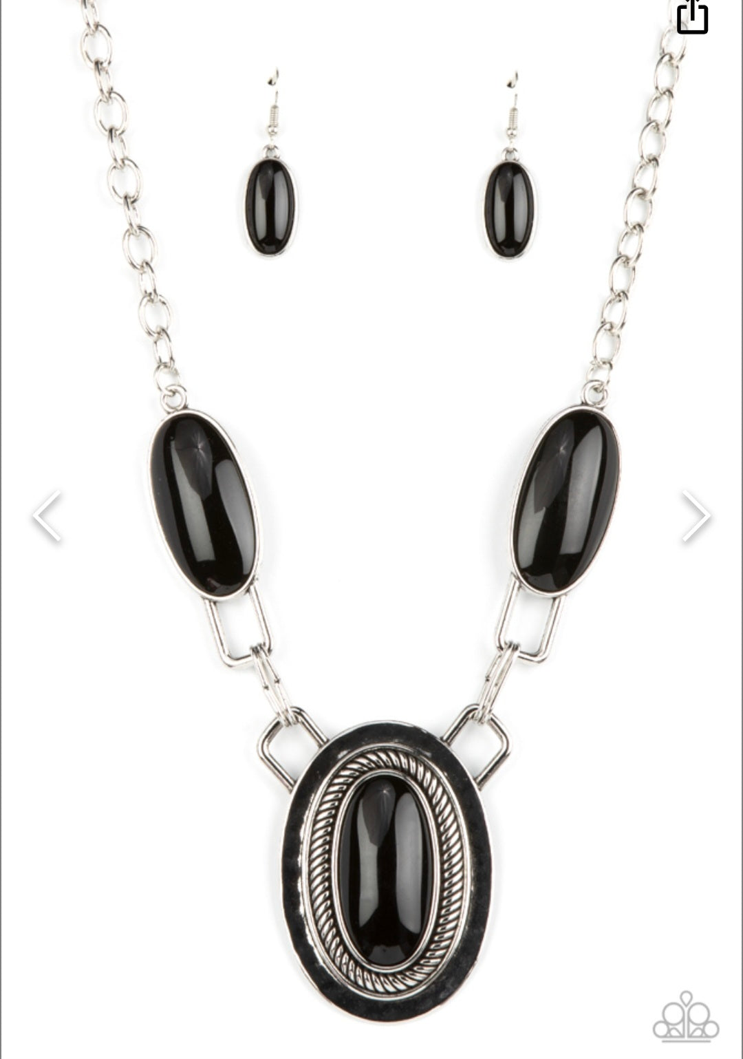 Count to Tenacious- Black Necklace