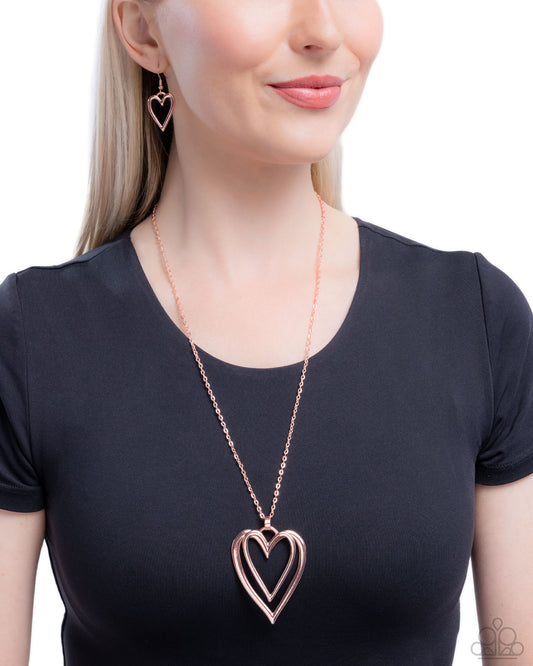 Let's Heart at the Beginning- Rose Gold Necklace