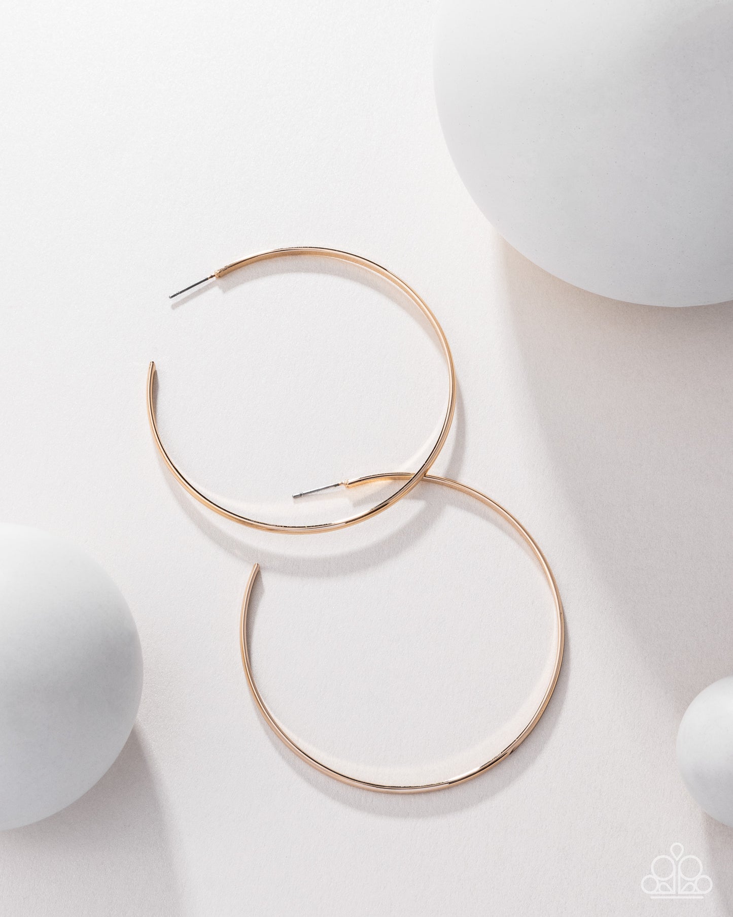 Basic Bombshell-Gold Hoop Earrings