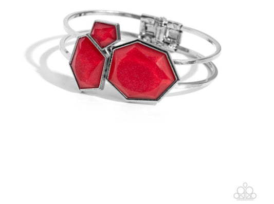 Tourist Trapezoid- Red Bracelet