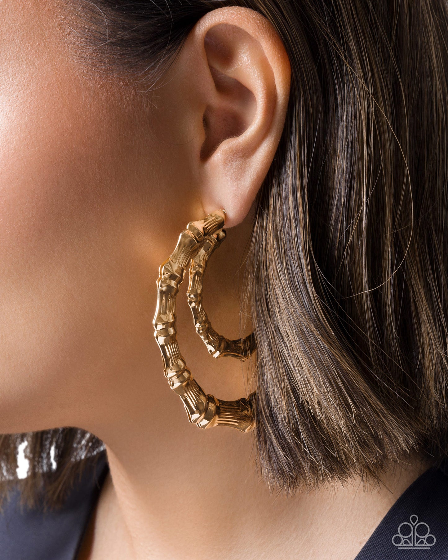 Tabloid Tiers- Gold Earrings