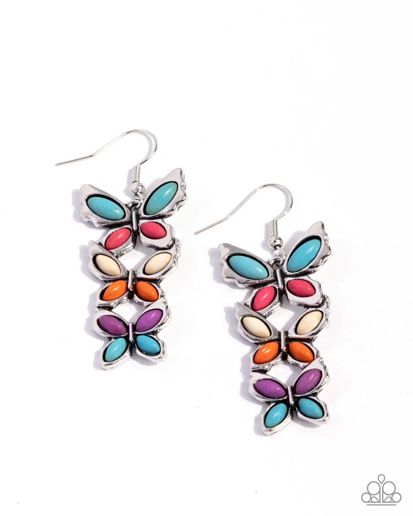 Fluttering Fantasy- Multi Butterfly Earrings