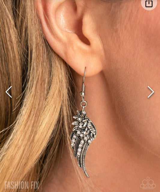 Free- Spirited Fable- Angel Earrings