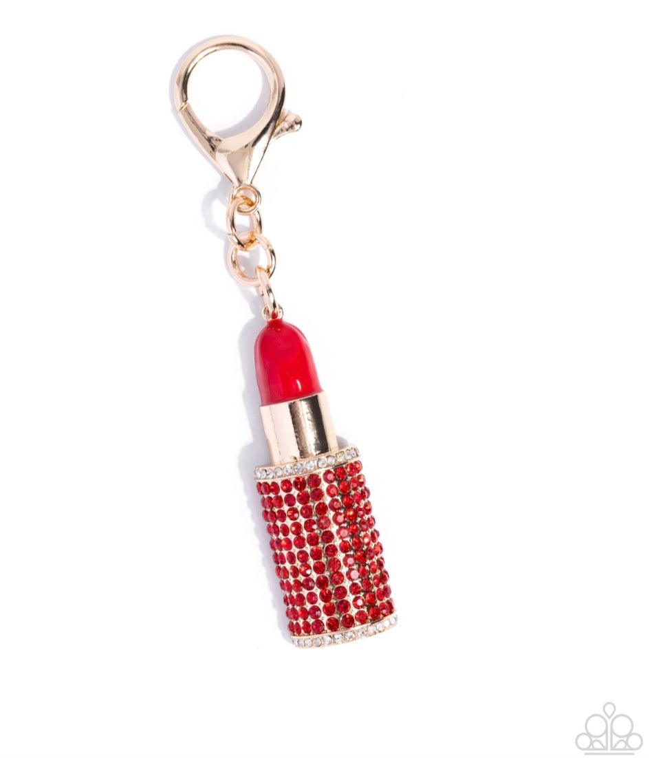 Ladylike Lipstick- Red Bag charm