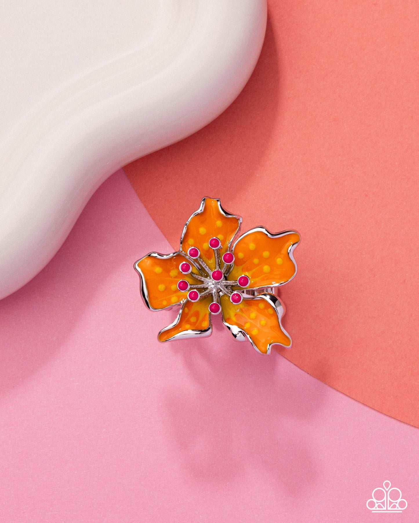 Fast Florals- Orange Ring
