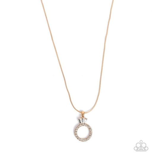 Promise Ring - Gold Necklace