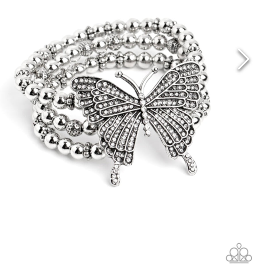 First Wings First White Butterfly- Bracelet