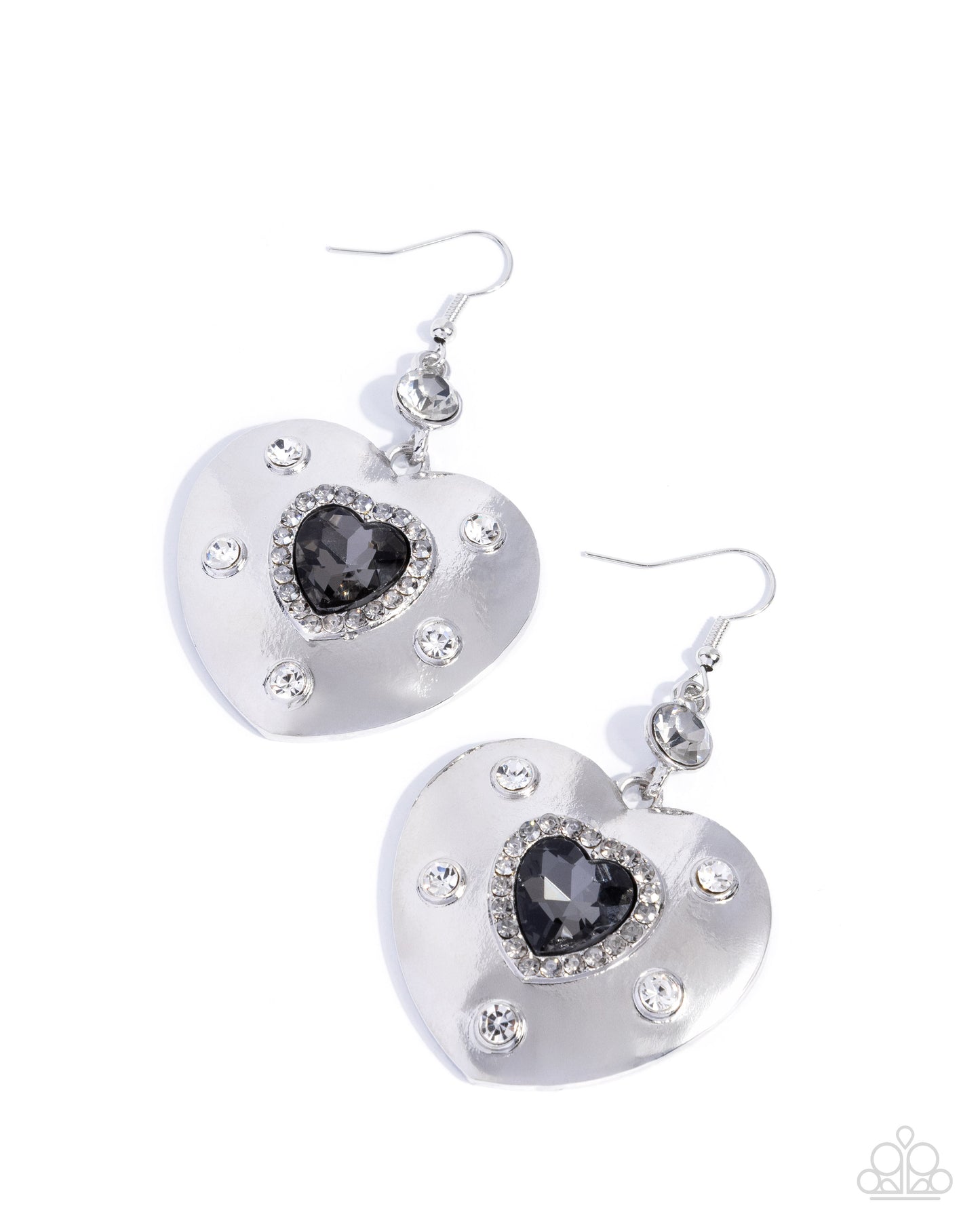 Magical Matchmaker- Silver Heart Earrings