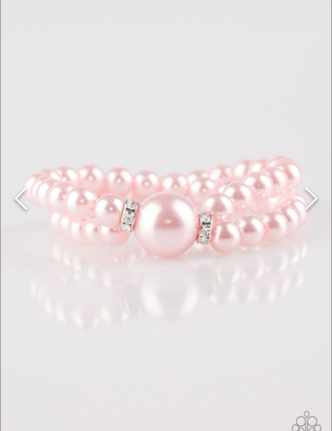 Romantic Redux- Pink Pearl Bracelet